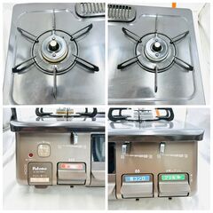 【水無しグリル付き🔥】Paloma（パロマ）LPガスコンロ IC-S87BM-2L 2023年製  簡易清掃・通電確認済み❗️の画像