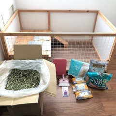 大型ケージ　うさぎで使用してました　　室内使用の画像