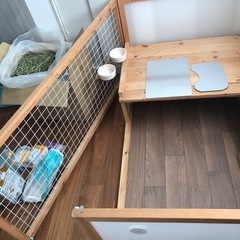 大型ケージ　うさぎで使用してました　　室内使用の画像