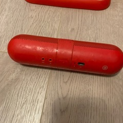 beats pill ビーツ ポータブルワイヤレススピーカー ジャンク品　ビーツ Bluetoothスピーカー レッドの画像