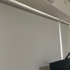 【予約済】ロールスクリーン   ホワイト　ニトリ　2点セットの画像