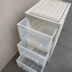 ① 収納ケース　3段の画像