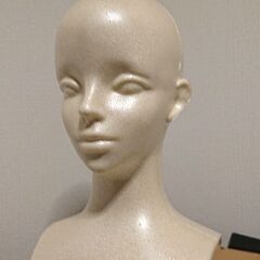 (未使用品)ハロウィンマスク 黒髪ゴーストの画像