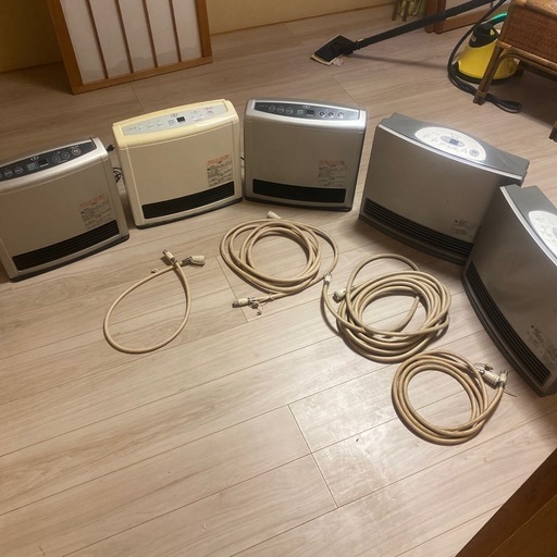 都市ガス　ファンヒーター　5台まとめて