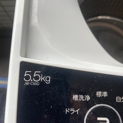 2020年　ハイアール　5.5kg洗濯機 JW-C55Dの画像