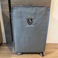 【新品未使用】スーツケース　Lサイズ　カバー付き　シャンパンゴールド　　旅行　の画像