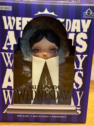 SKULLPANDA x Wednesday ぬいぐるみ （ネヴァーモア学園制服