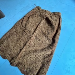 ロベピクニック　レーススカート　ブラウンの画像