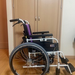 車椅子★ノンバックブレーキ★取説有りの画像