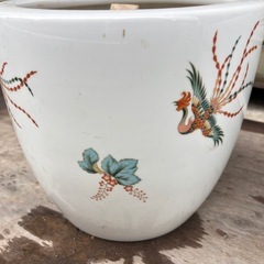 NORITAKE ノリタケ 火鉢 ②個セット　日陶 色絵 鳳凰 日本陶器会社 則武 昭和レトロ の画像
