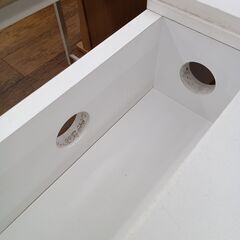 ★リユースのサカイ水戸店★  デスク ホワイト H70×D60×W110 クリーニング済み MT5968の画像