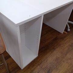 ★リユースのサカイ水戸店★  デスク ホワイト H70×D60×W110 クリーニング済み MT5968の画像