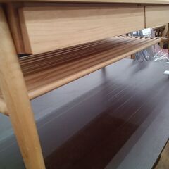 ★リユースのサカイ水戸店★  ローテーブル ナチュラルブラウン H38×D50.5×W100 クリーニング済み MT5969の画像