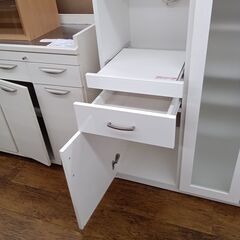 ★リユースのサカイ水戸店★ ニトリ レンジ台 ホワイト H115×D42×W100 クリーニング済み MT5970の画像