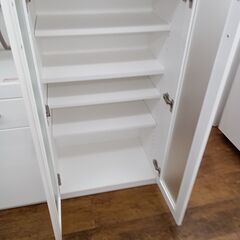 ★リユースのサカイ水戸店★ ニトリ レンジ台 ホワイト H115×D42×W100 クリーニング済み MT5970の画像