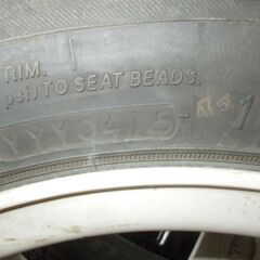 ホイール 4x4エンジニアリング ブラッドレーV　スタットレスヨコハマタイヤ　185/85R16の画像