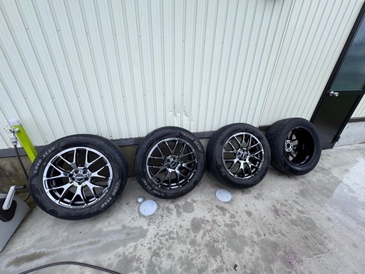 美品　レイズホムラ 18インチ 7.5j pcd100