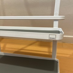 tower タワー レンジフード調味料ラック 3段 ホワイトの画像