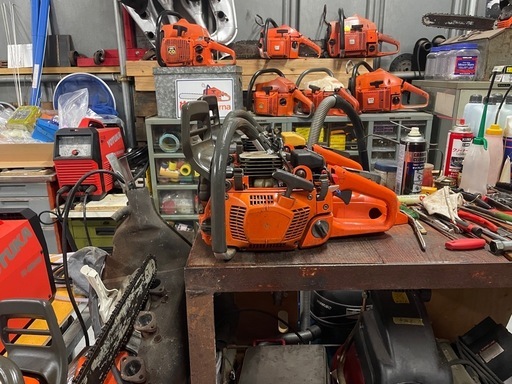 ハスクバーナチェンソー修理レストア