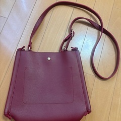 【美品】grove レディース　ショルダーバッグ　赤　レッド　グローブの画像