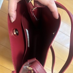 【美品】grove レディース　ショルダーバッグ　赤　レッド　グローブの画像