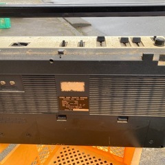 レトロ家電　ラジカセ　ジャンク　現状未清掃の画像
