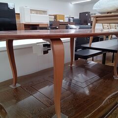 ★リユースのサカイ水戸店★  ローテーブル 赤茶色 H141×D68×W120 クリーニング済み MT5972の画像