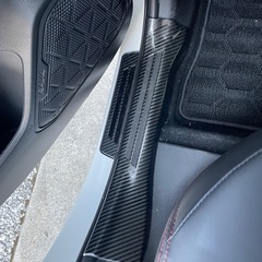 RAV4サイドステップ　スカッフプレート　10Pの画像