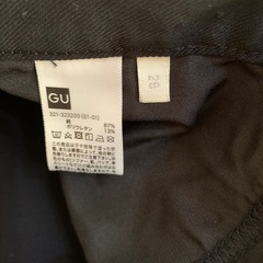 ☆新品☆GU チノパン 321-323200 ブラックの画像