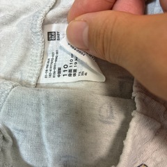 ユニクロ　保育園　110cm ハーフパンツの画像