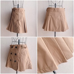 COCO DEAL/スタッズ付きプリーツスカート の画像