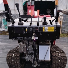 【WADO 除雪機 SMX1080】赤・キャタピラ式・動作良好！の画像