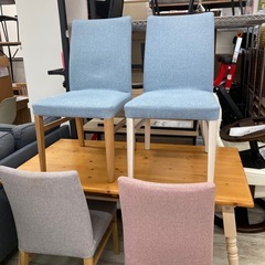  ★北九州、福岡市周辺配送可【マナベインテリアハーツ】ダイニングセット テーブル+椅子4脚セット 💳自社配送時🌟代引き可💳※現金、クレジット、スマホ決済対応※  【配送希望は要決済前問い合わせ】の画像