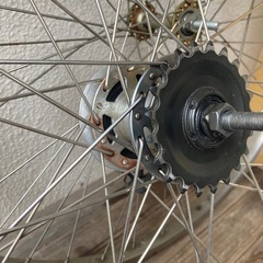 電動自転車26インチ内装3段ホイルセットの画像
