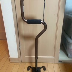 2段型4点杖★ブラウンの画像