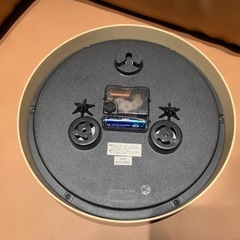 木製 掛け時計 アナログ 25cm 静音 おしゃれ ナチュラル インテリア壁掛け時計 ベージュ2の画像