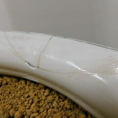 【JM862】Bassano Italy バッサーノ イタリア製 金彩 陶器プランター フラワーポットの画像