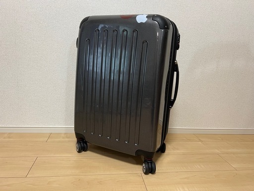 ヒデオデザイン スーツケース 105L ブラック キャリーバッグ 大容量