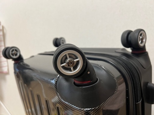 ヒデオデザイン スーツケース 105L ブラック キャリーバッグ 大容量