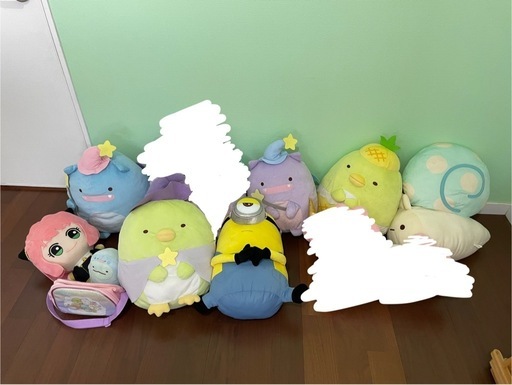 すみっコぐらし ぬいぐるみ おもちゃ かばん 一色全部