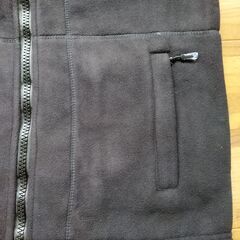 amatsu フリースジャケット（フードあり・Mサイズ・ブラック）未使用品の画像