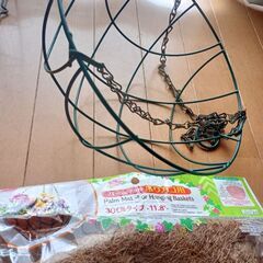 園芸用品ハンギングバスケット各種　パームマットの画像