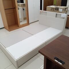 ★リユースのサカイ日立店★HJ8137 NITORI セミダブルベット ホワイト H85×D211×W122.5 クリーニング済み の画像