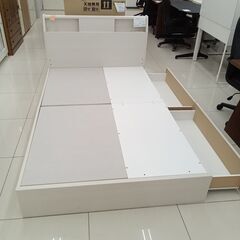★リユースのサカイ日立店★HJ8137 NITORI セミダブルベット ホワイト H85×D211×W122.5 クリーニング済み の画像