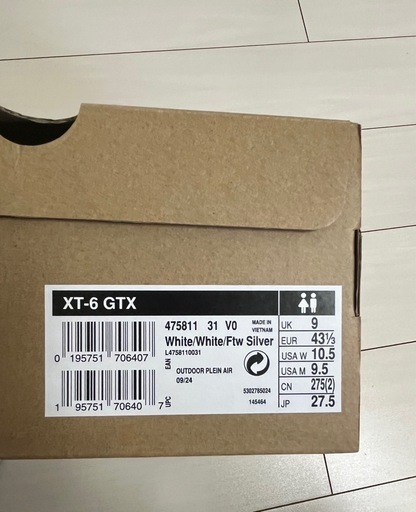 サロモン スニーカー XT-6 GTX ゴアテックス