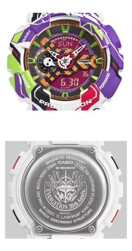 G-SHOCK　エヴァンゲリオンの30周年記念コラボレーションモデル、GA-110EVA30-7A