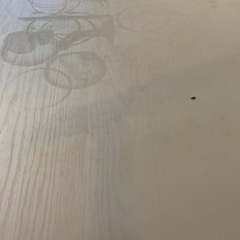 ニトリ　棚付きデスク　ホワイトの画像