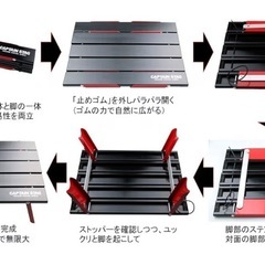 キャプテンスタッグ ローテーブルの画像