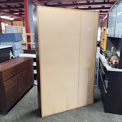 A1731🌟配送可能‼️ フナモコ 大型ブックシェルフ JBC-110T 本棚 ブラウン こげ茶色 家具の画像