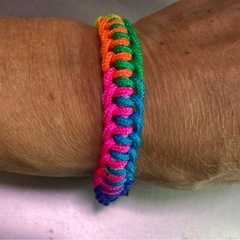 ハンドメイド　ぶれすブレスレットの画像